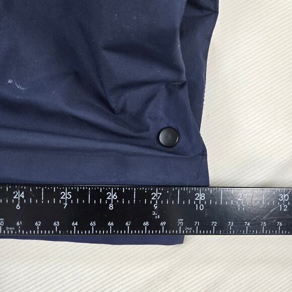 Vintage Nike Navy Blue Ankle Zip Adjustable Track Pants Women's Size Small - Picture 8 of 11